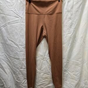 Everlane Perform Regular high waist camel brown skinny leggings large